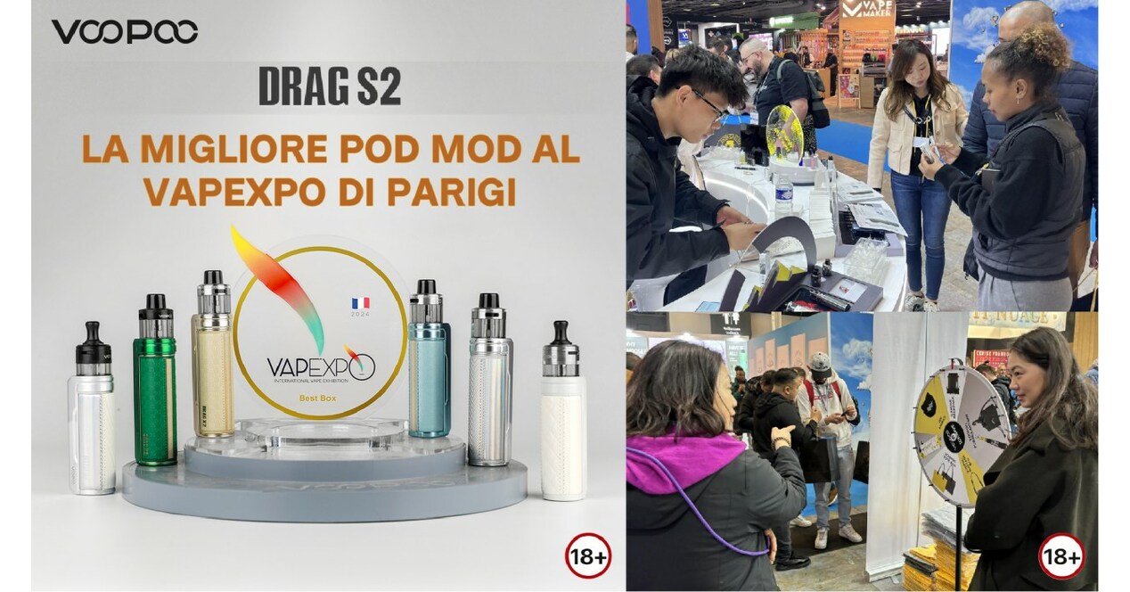VOOPOO Wins Best Box VAPEXPO France DRAG S2