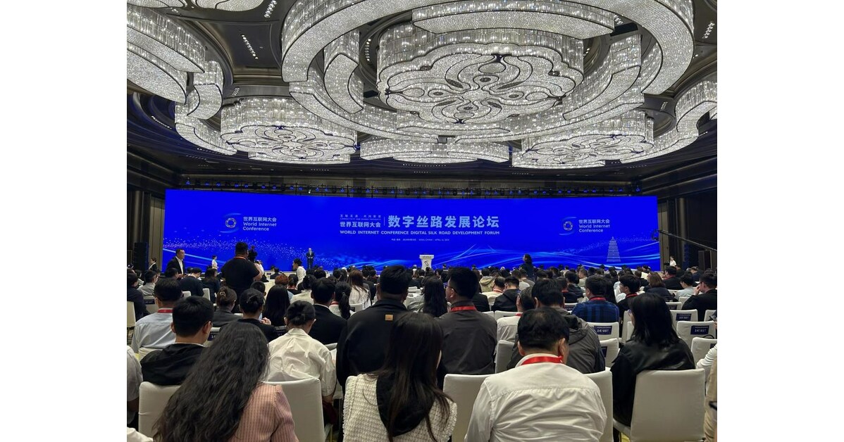 The scene opening ceremony World Internet Conference Digital Silk Road