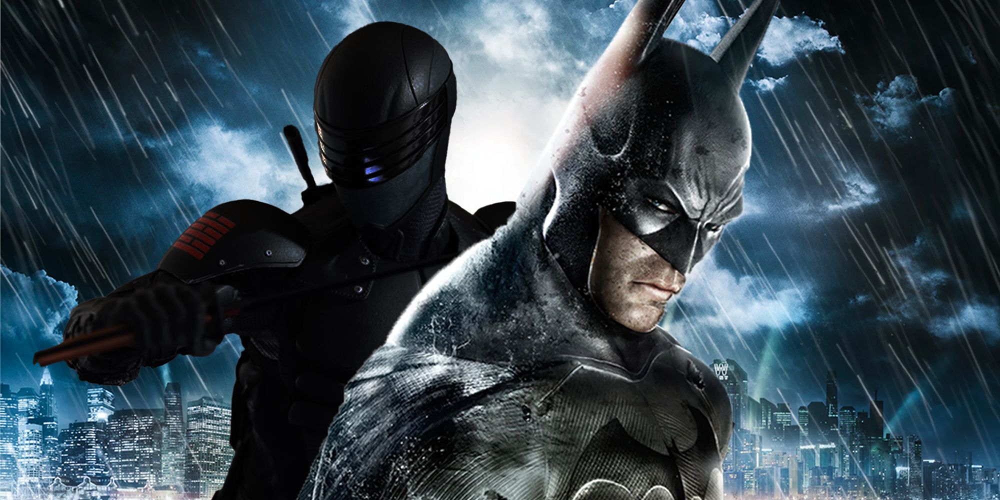 batman arkham and g i joe snake eyes