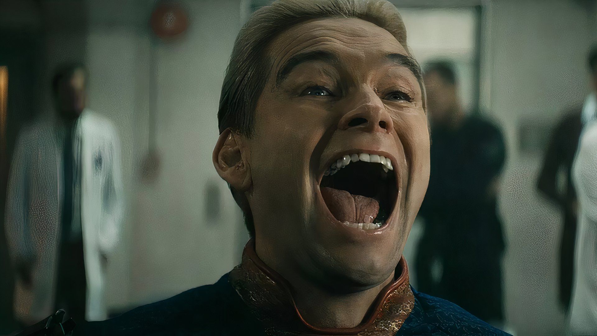 the boys homelander laughing