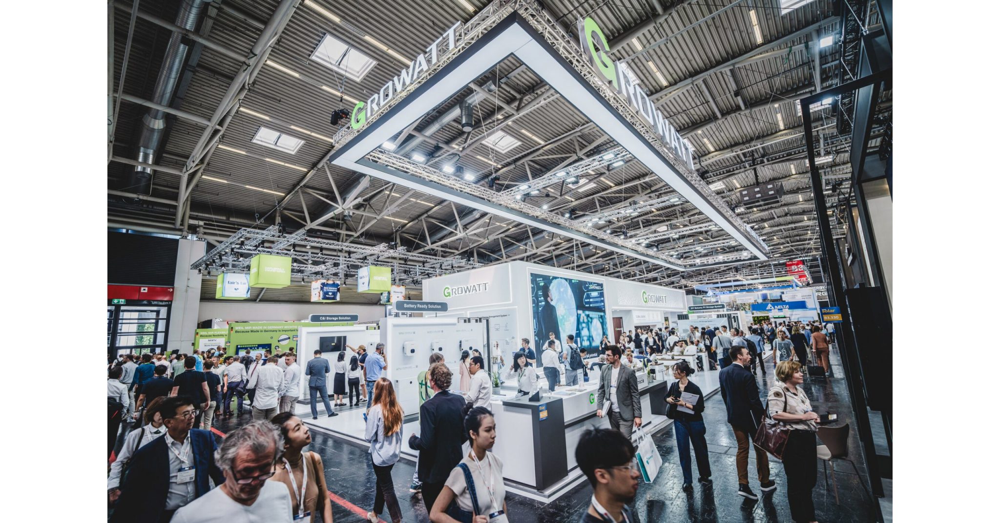 Growatt a global leader distributed energy solutions showcased latest extensive scaled