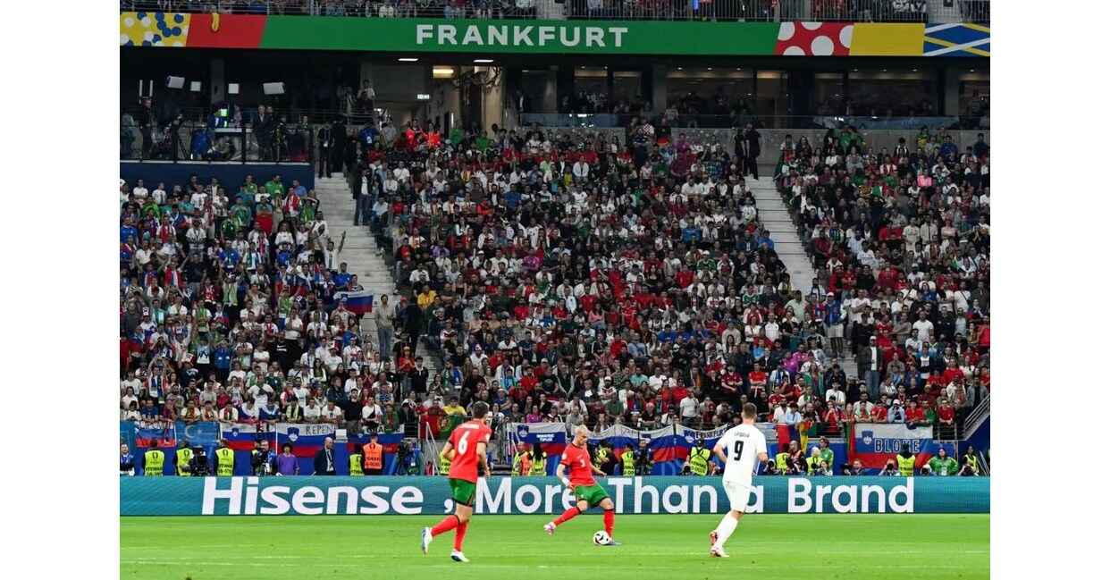 Hisense tagline UEFA EURO 2024