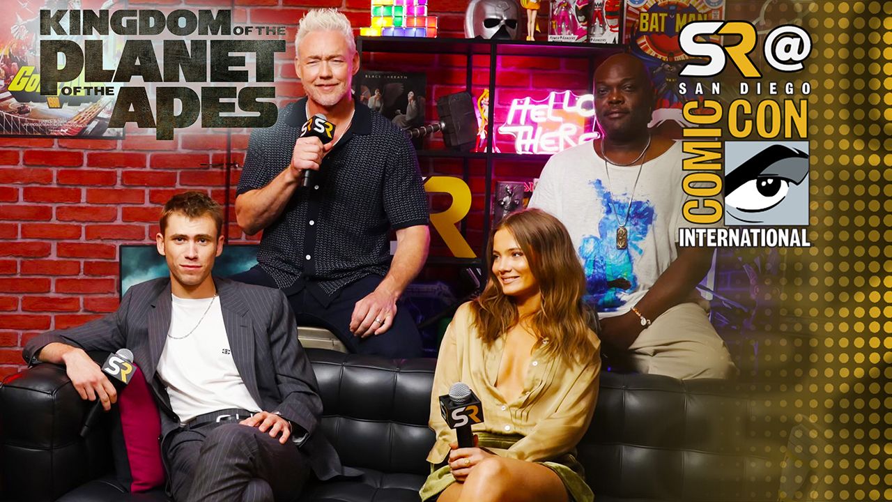 cast kingdom of the planet of the apes sdcc video