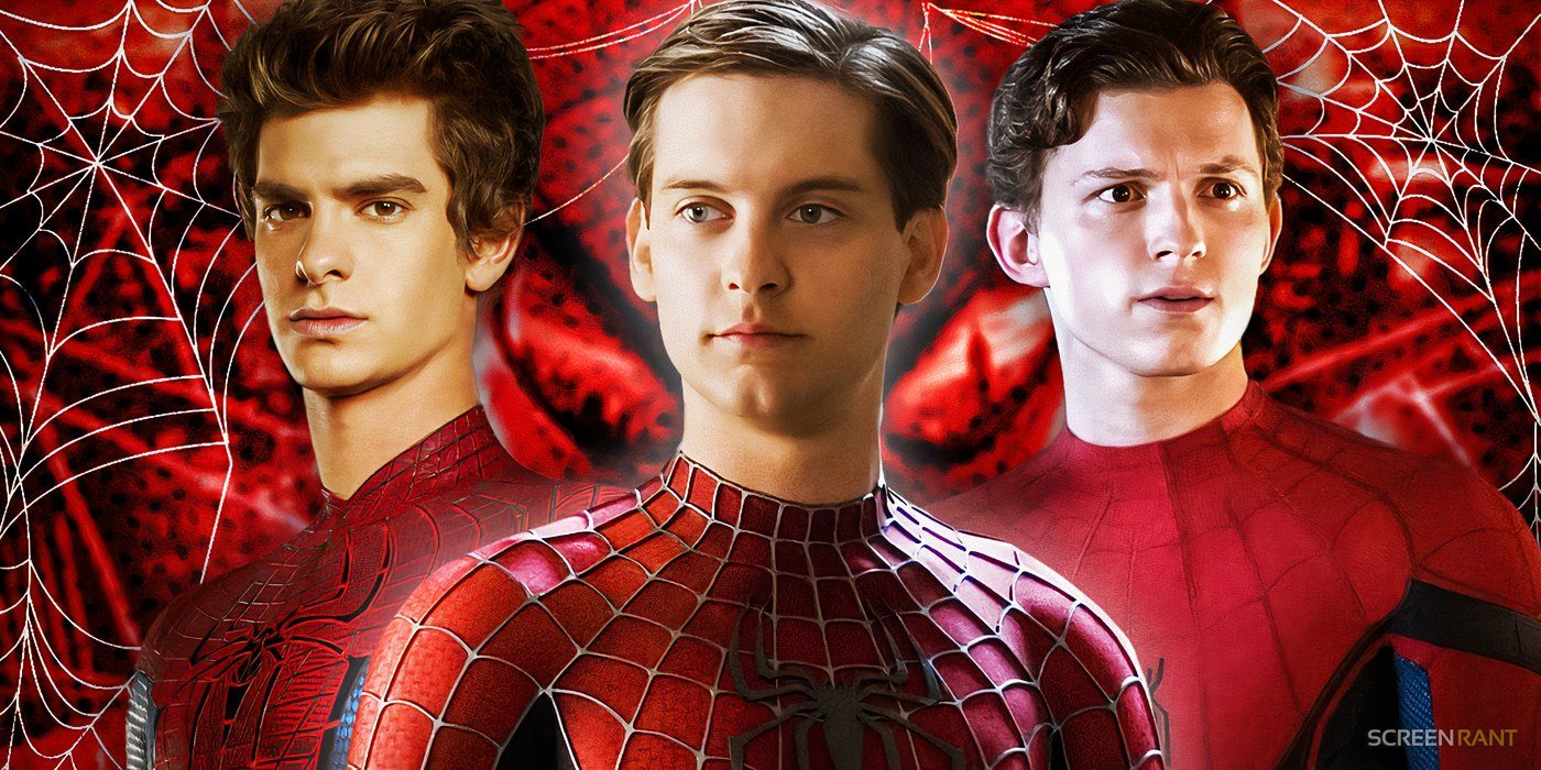 andrew garfield tom holland and tobey maguire s spidermam