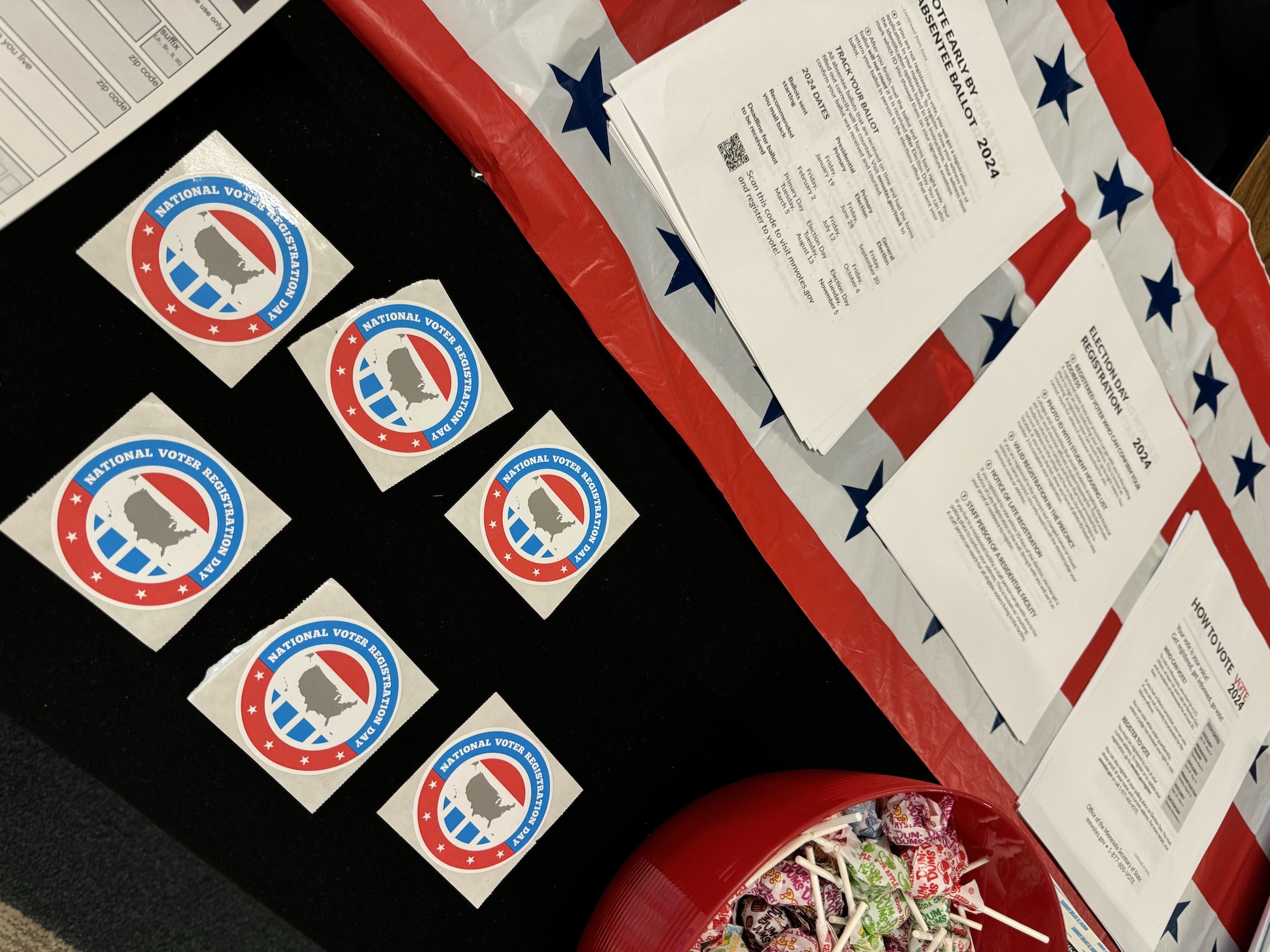 LWV table at Henn Tech Sept 17 2024