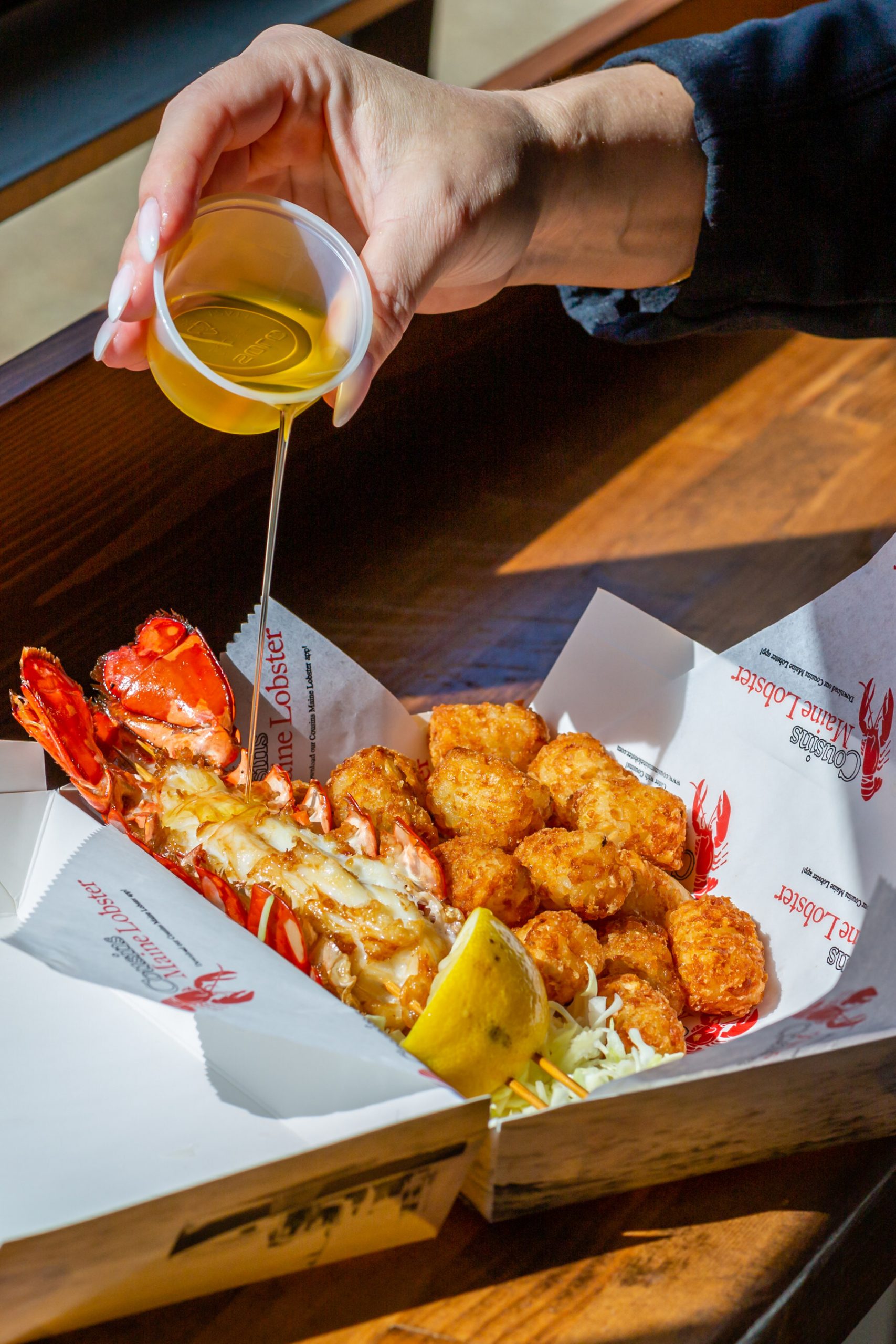 Cousins Maine Lobster Tail and Tots
