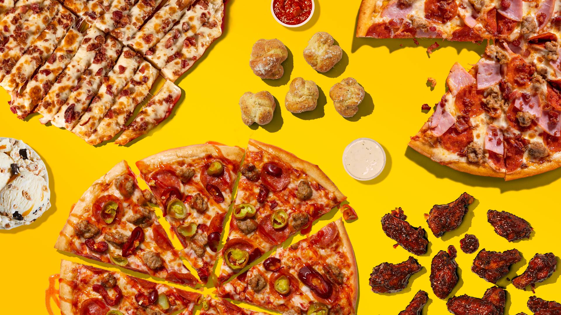 Toppers Pizza offerings