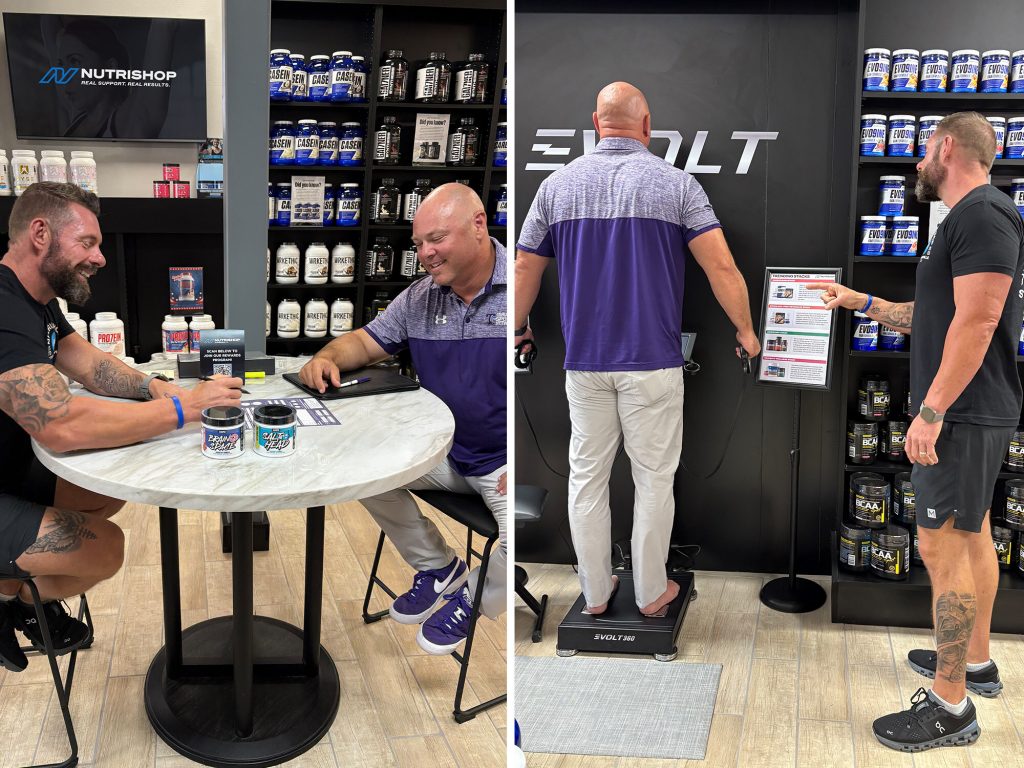 Nutrishop franchisee Marc Galyean