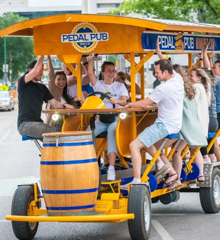 Pedal Pub Barrel Bike